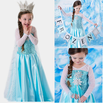 エルサ ドレス 子供用 ハロウィン コスチューム