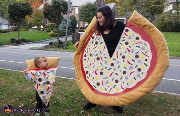 ピザ　　ハロウィン　コスチューム