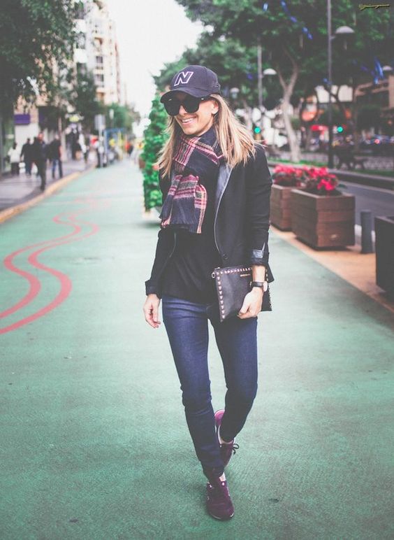 ループ巻き　ストール　巻き方　チェック